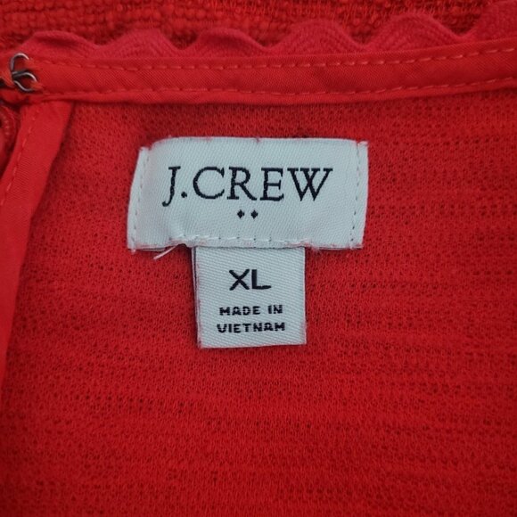 J Crew Textured Scallop Trim Sleeveless Top - Picture 8 of 11